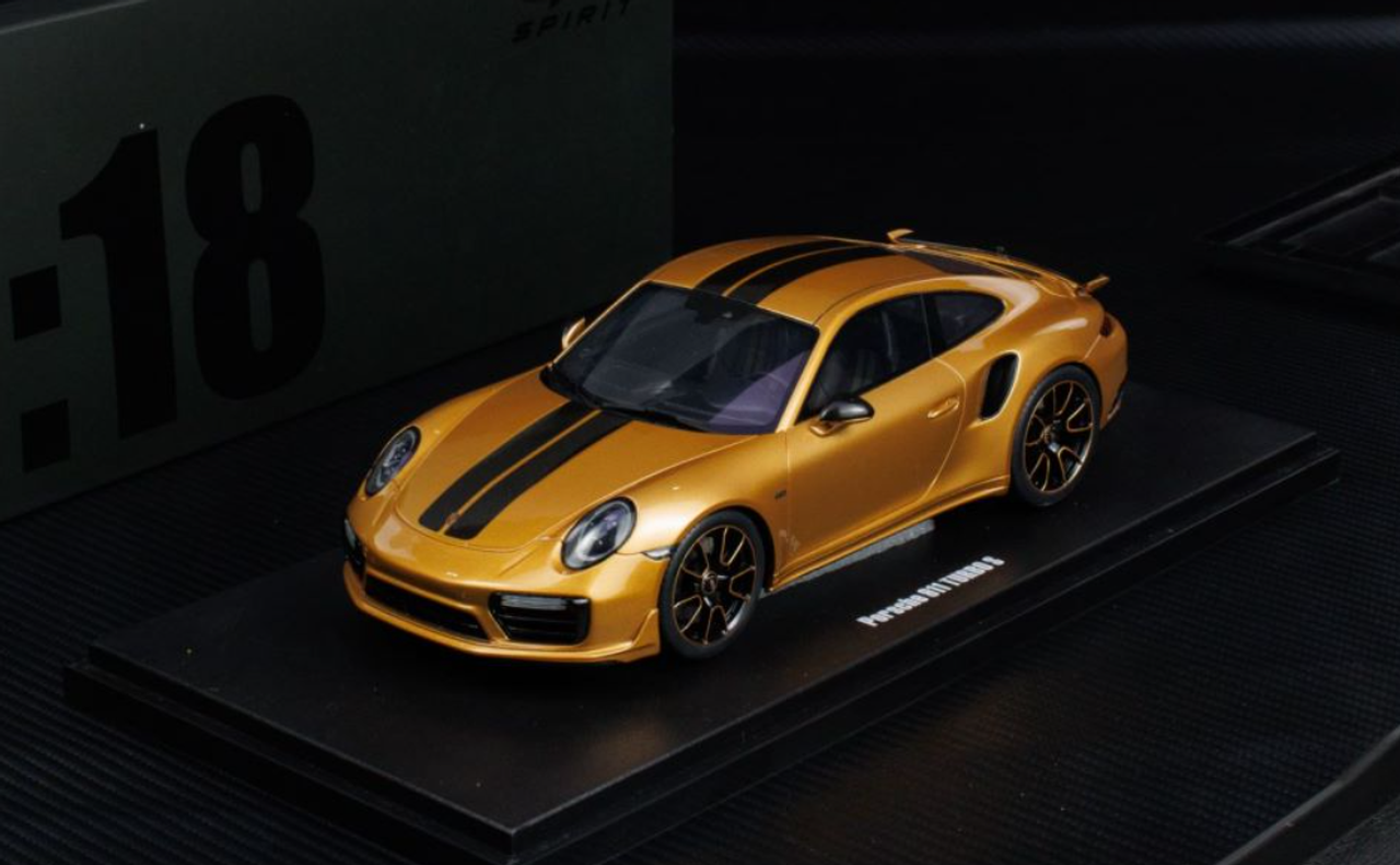 【GT SPIRIT】Porsche 911 ターボ S プロジェクトゴールド 1/18 GT Spirit Porsche 911 991.2 Turbo S Exclusive (Gold