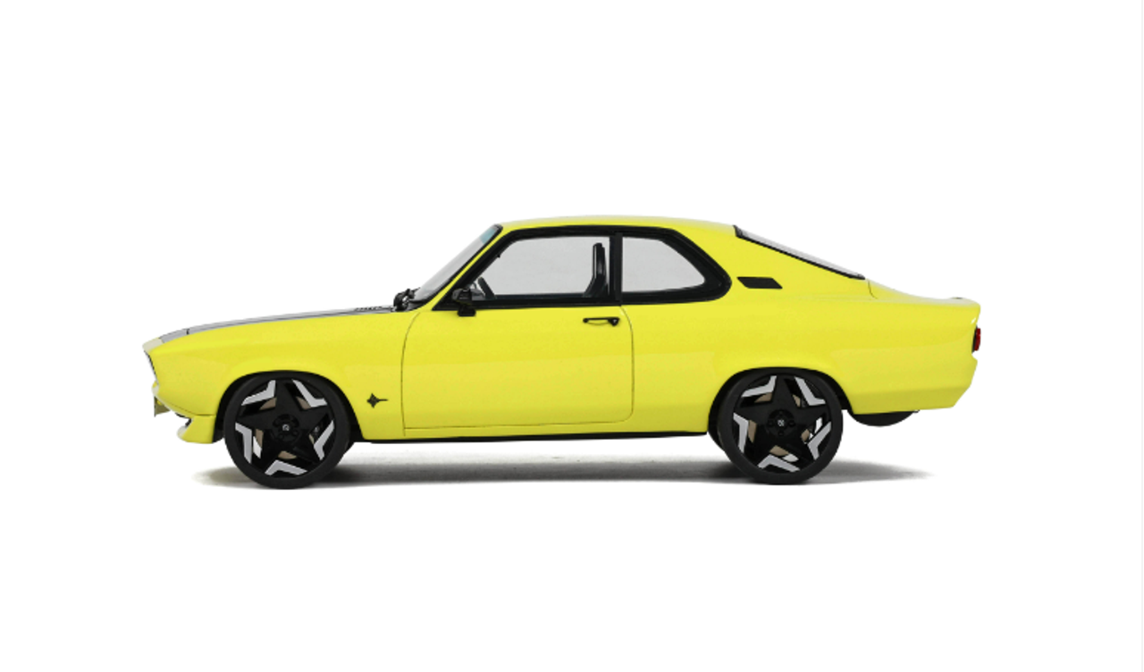 1/18 OTTO 2021 Opel Manta GSE Elektromod (Yellow) Car Model