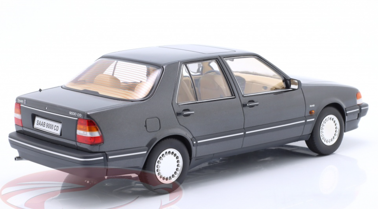 1/18 Triple9 1990 Saab 9000 CD Turbo (Grey Metallic) Car Model