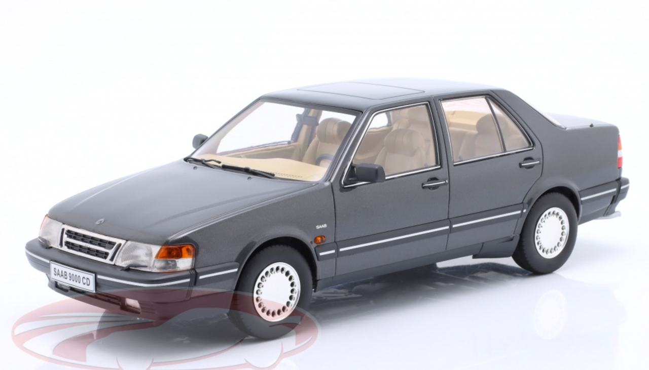 1/18 Triple9 1990 Saab 9000 CD Turbo (Grey Metallic) Car Model