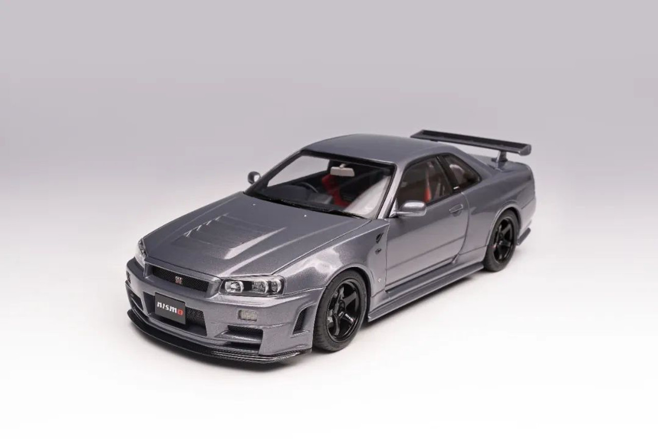 1/18 Motorhelix Nissan Skyline GT-R GTR (R34) CRS VER (Grey) Diecast Car Model