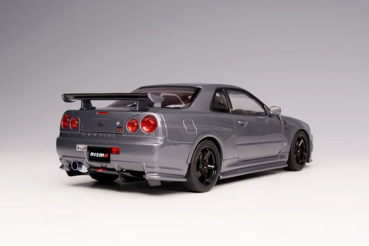 1/18 Motorhelix Nissan Skyline GT-R GTR (R34) CRS VER (Grey) Diecast Car Model