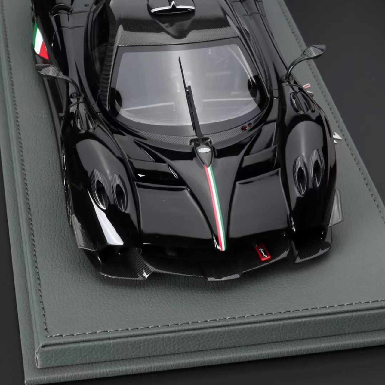 1/18 BBR Pagani Huayra R (Gloss Black) Car Model Limited 100 Pieces