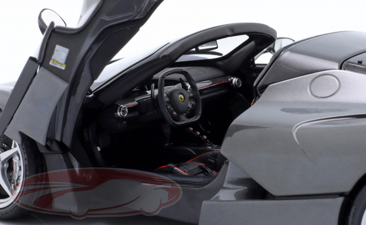 1/18 BBR 2016 Ferrari LaFerrari Aperta (Grey) Diecast Car Model