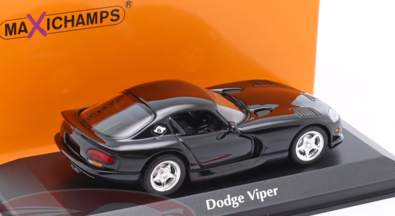 1/43 Minichamps 1990 Dodge Viper (Black) Car Model