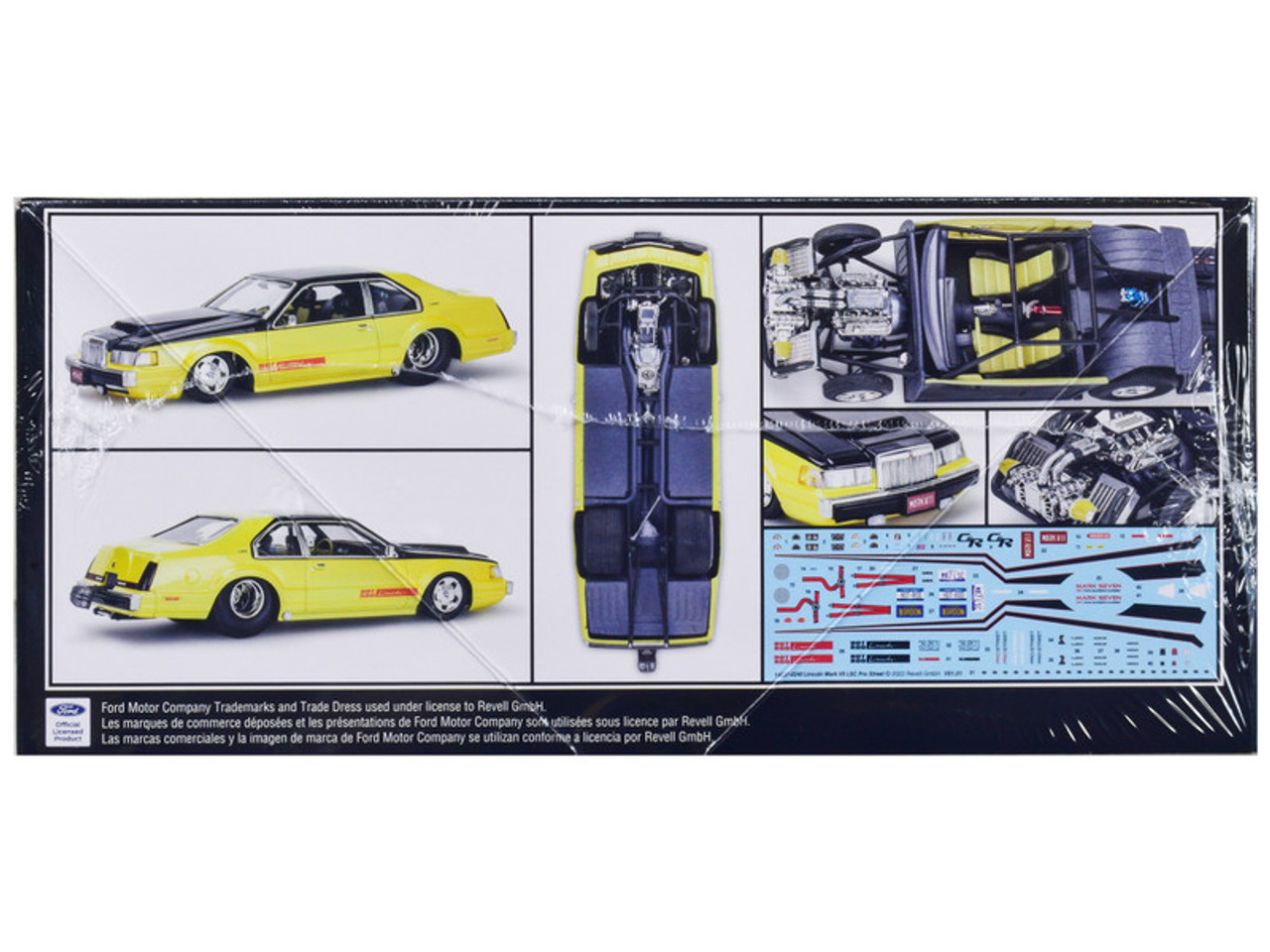 Level 5 Model Kit Lincoln Mark VII LSC Pro Street 1/25 Scale Model by Revell