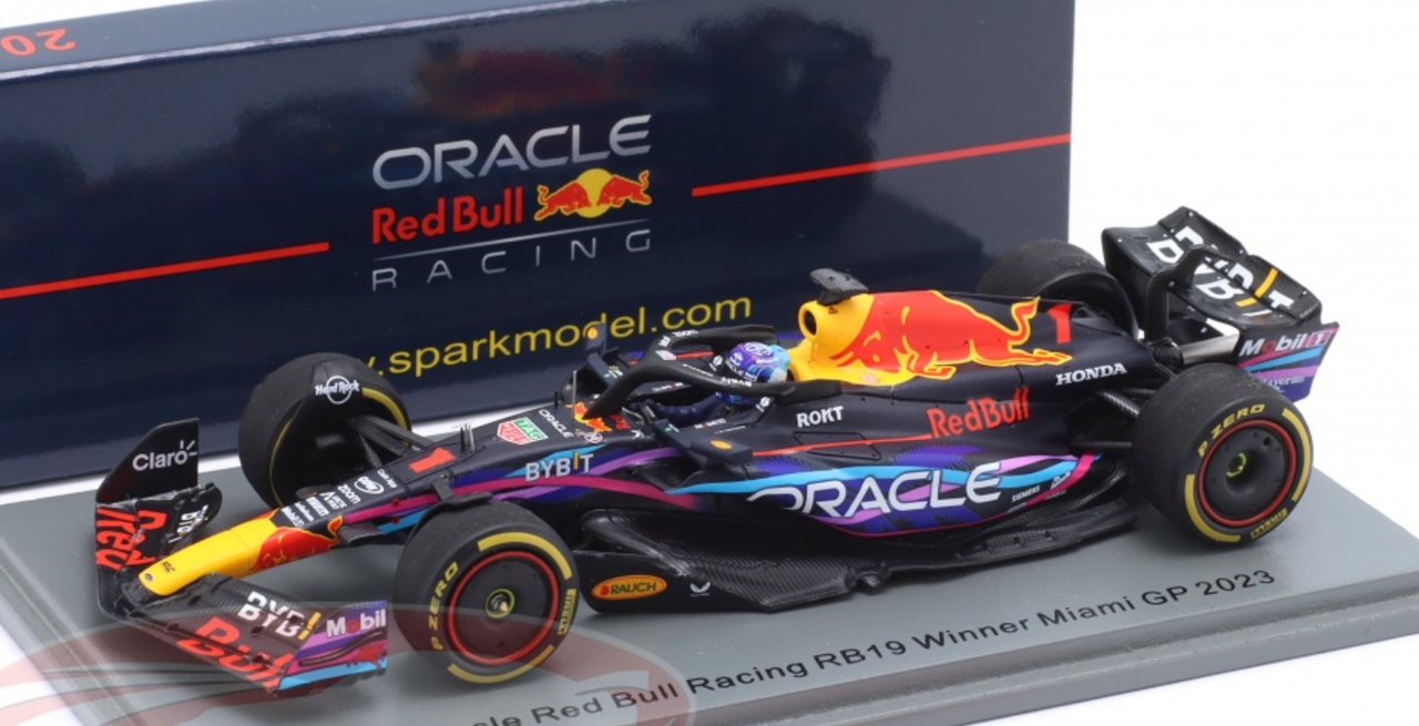 Max Verstappen Red Bull RB19 #1 Formula 1 Winner Miami GP 2023 1/43