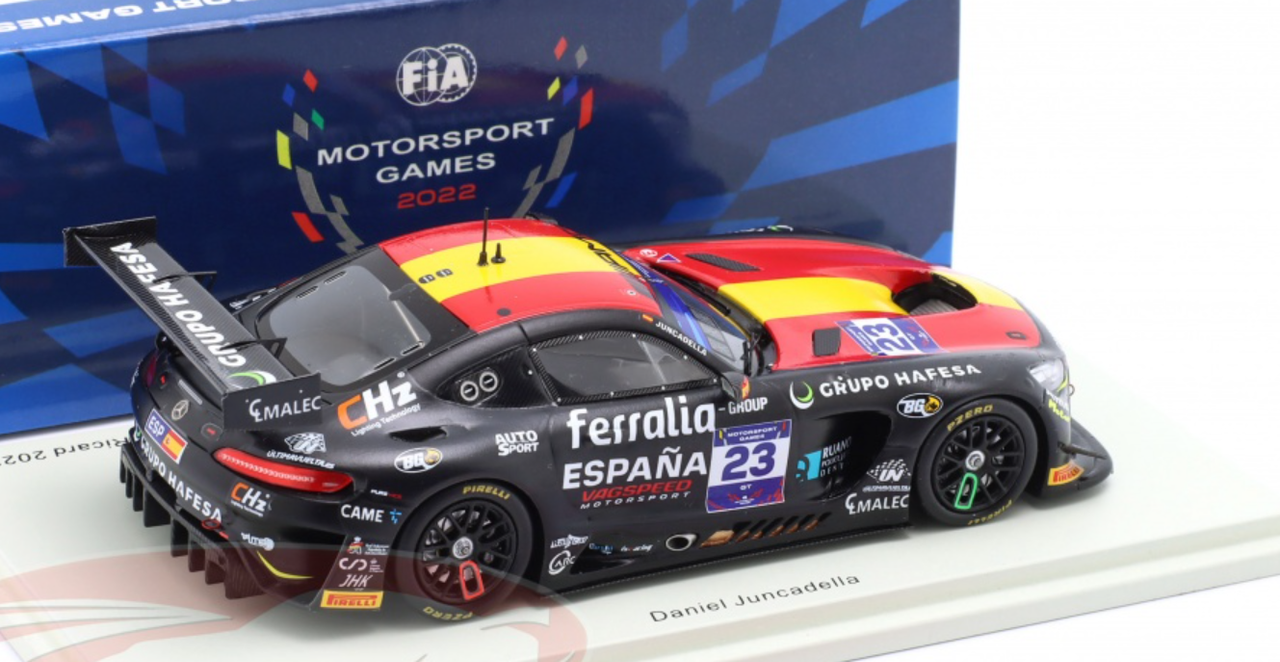 1/43 Spark 2022 Mercedes-Benz AMG GT3 #23 GT Sprint Cup Paul Ricard Team Spain Daniel Juncadella Car Model