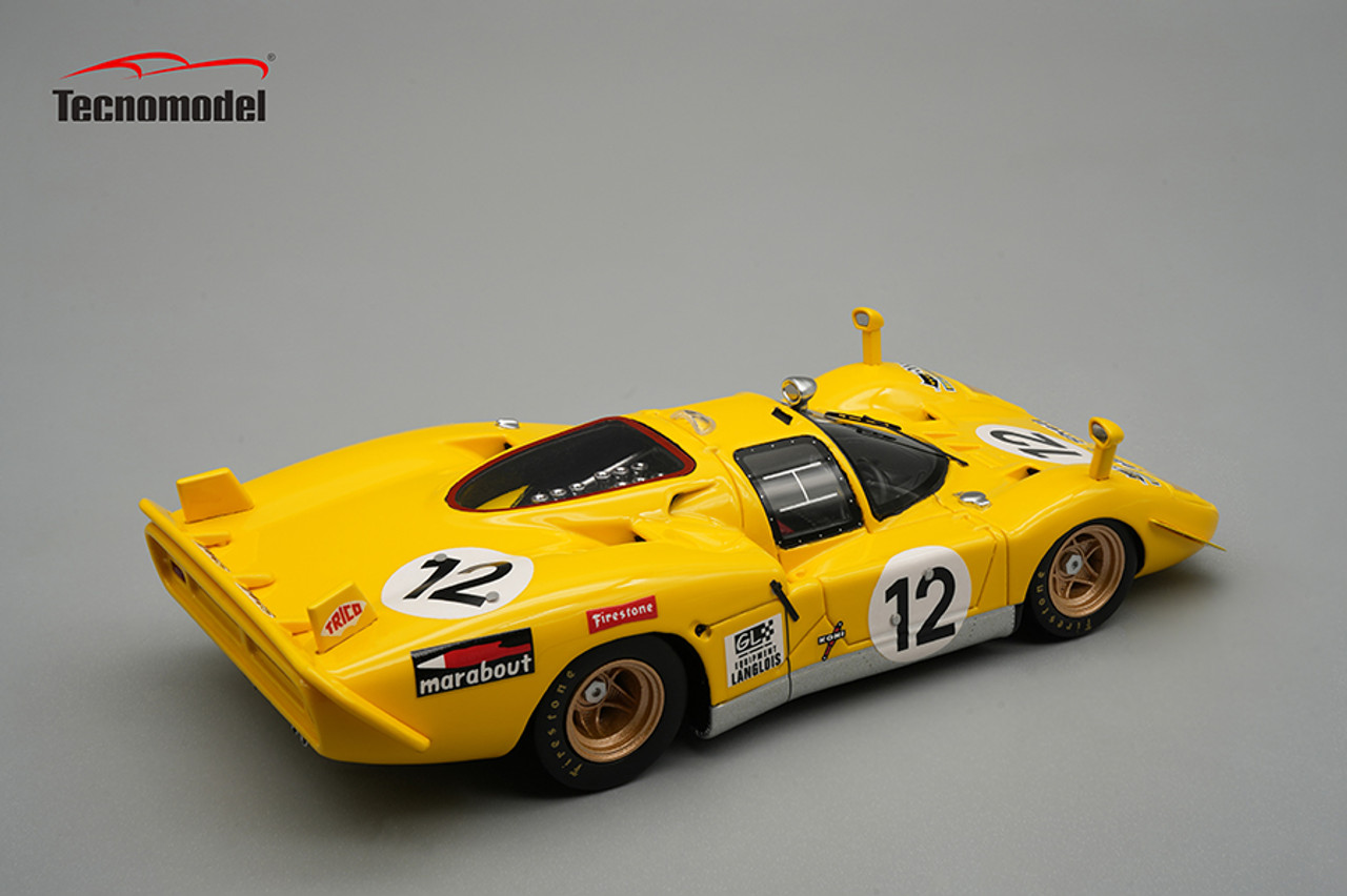 1/43 Tecnomodel Ferrari 512 S Filippinetti Ecurie Francorchamp Car #12 Driver De Fierland, Walker Car Model