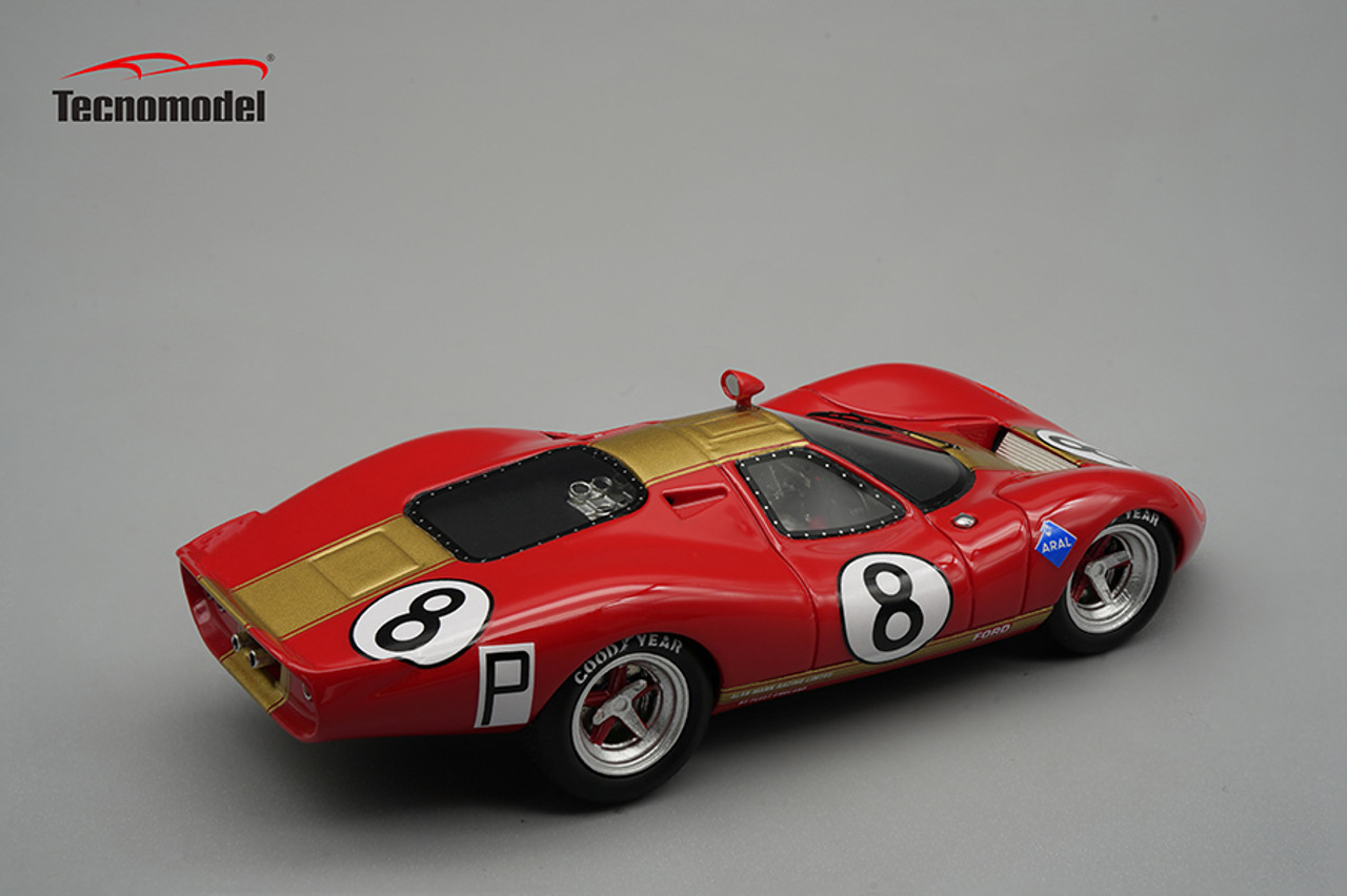 1/43 Tecnomodel 1968 Ford P68 1000Km Nurburgring Driver Irwin, Rodriguez Car #8 Car Model