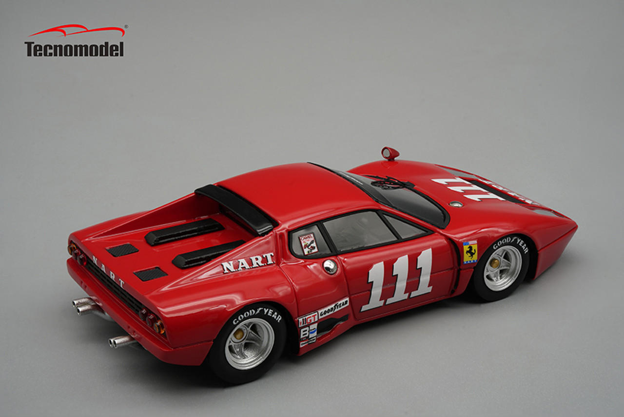 1/43 Tecnomodel 1975 Ferrari 365 GT4 BB NART Sebring 12 Hours Car #111 Drivers M. Minter, E. Wietzes Car Model