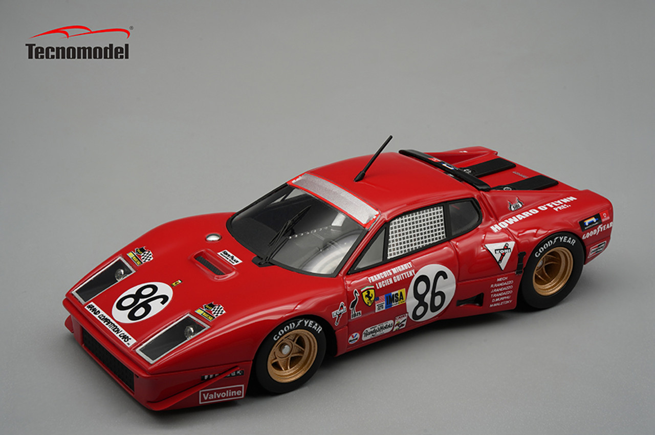 1/43 Tecnomodel 1978 Ferrai 365 GT 4B IMSA Le Mans Driver Migault, Guitteny Car #8 Car Model