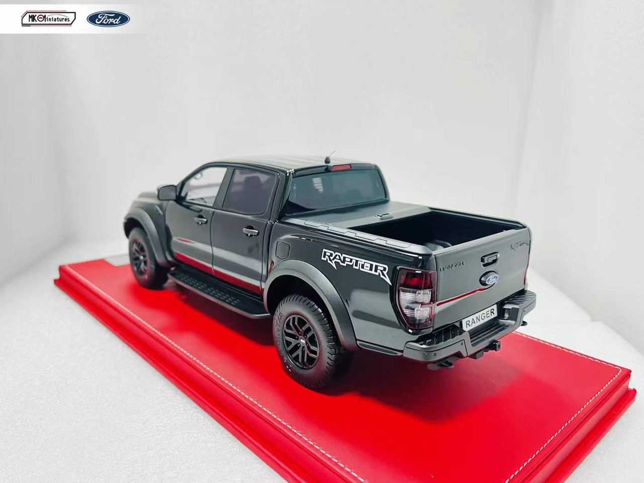 1/18 MK Miniatures & Trax 2019 Ford Ranger Raptor (Black) Car Model