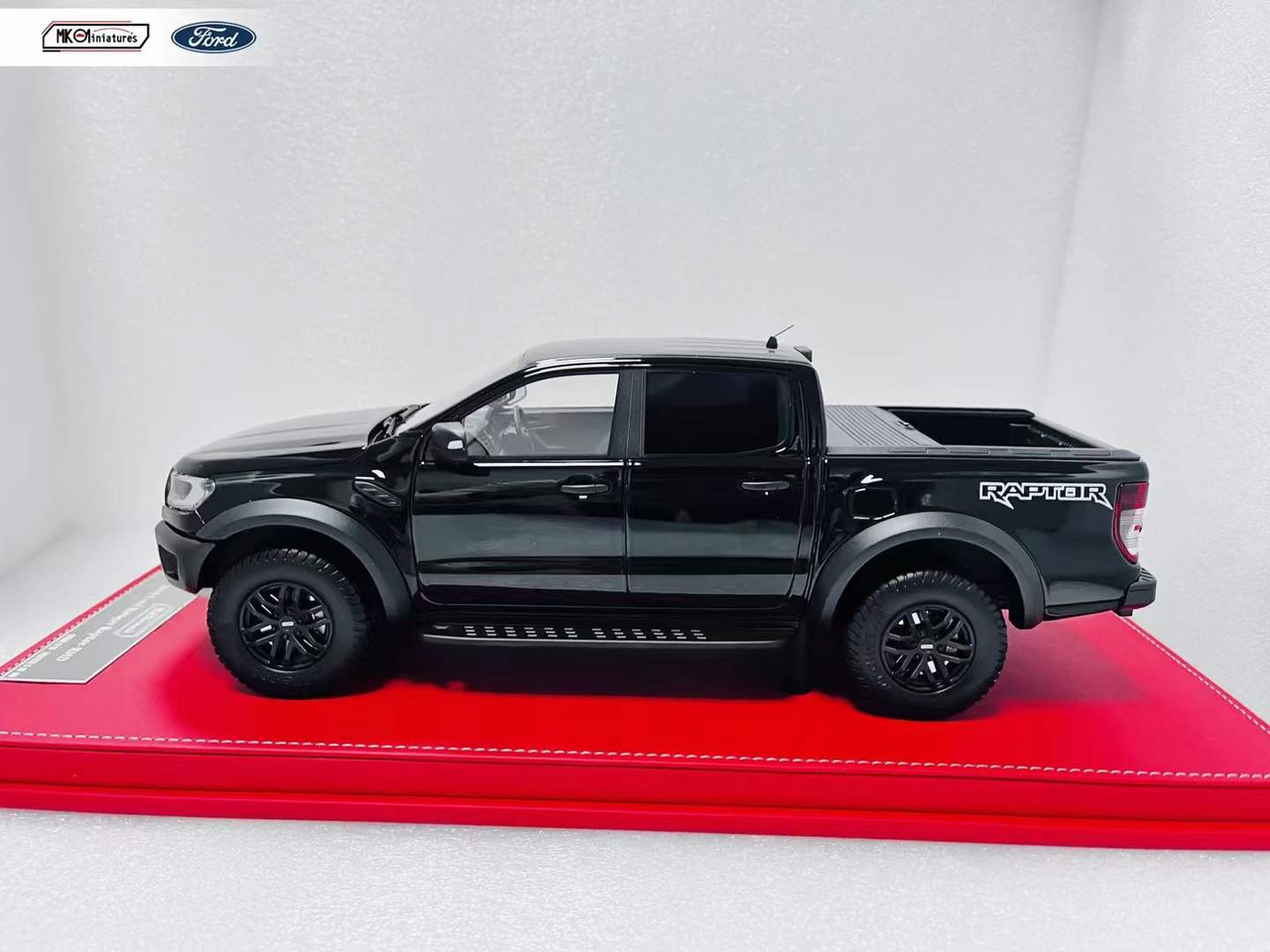 1/18 MK Miniatures & Trax 2019 Ford Ranger Raptor (Black) Car Model