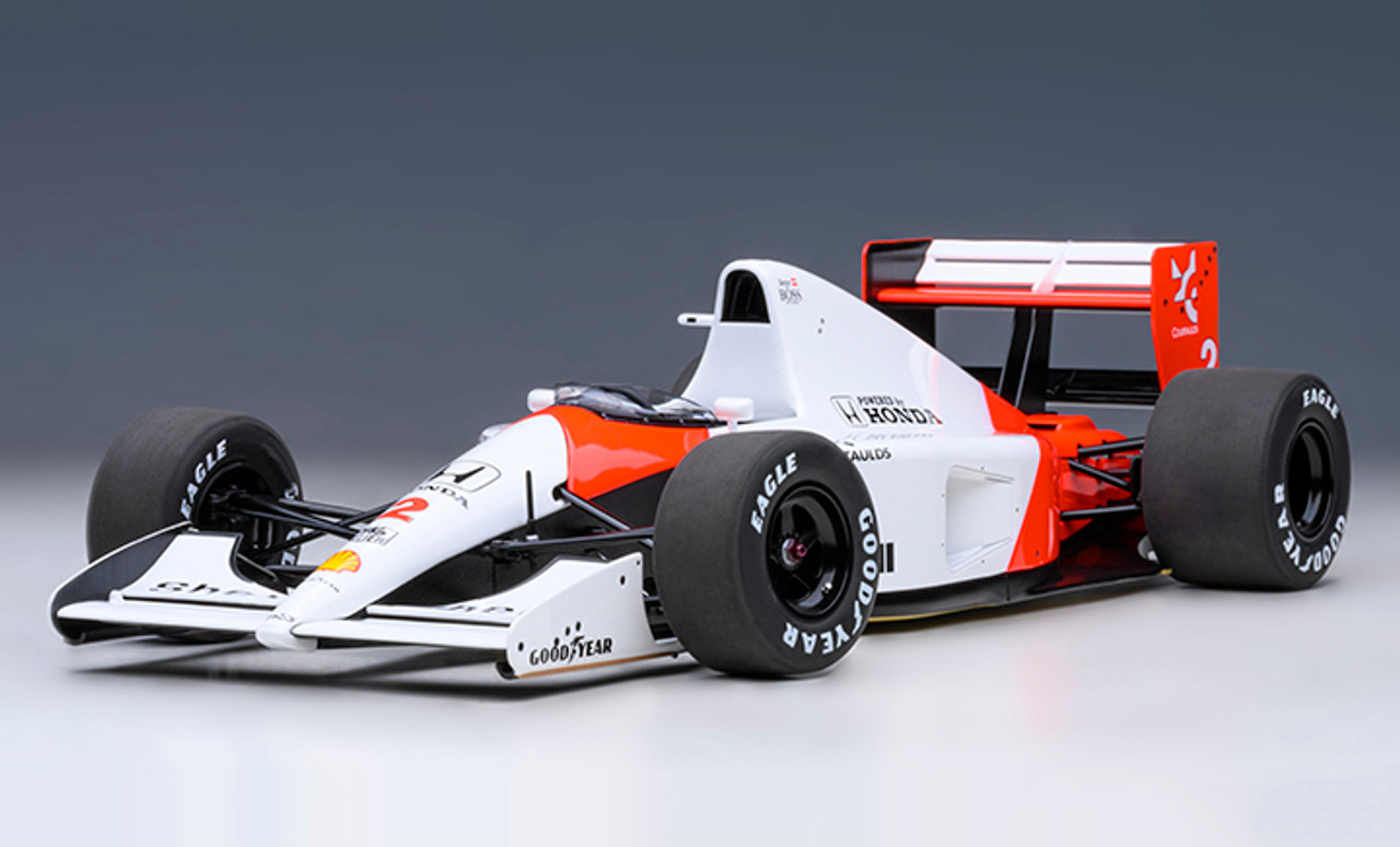 1/18 AUTOart 1991 Formula 1 McLaren Honda MP 4/6 Japanese GP G.Berger #2 Car Model