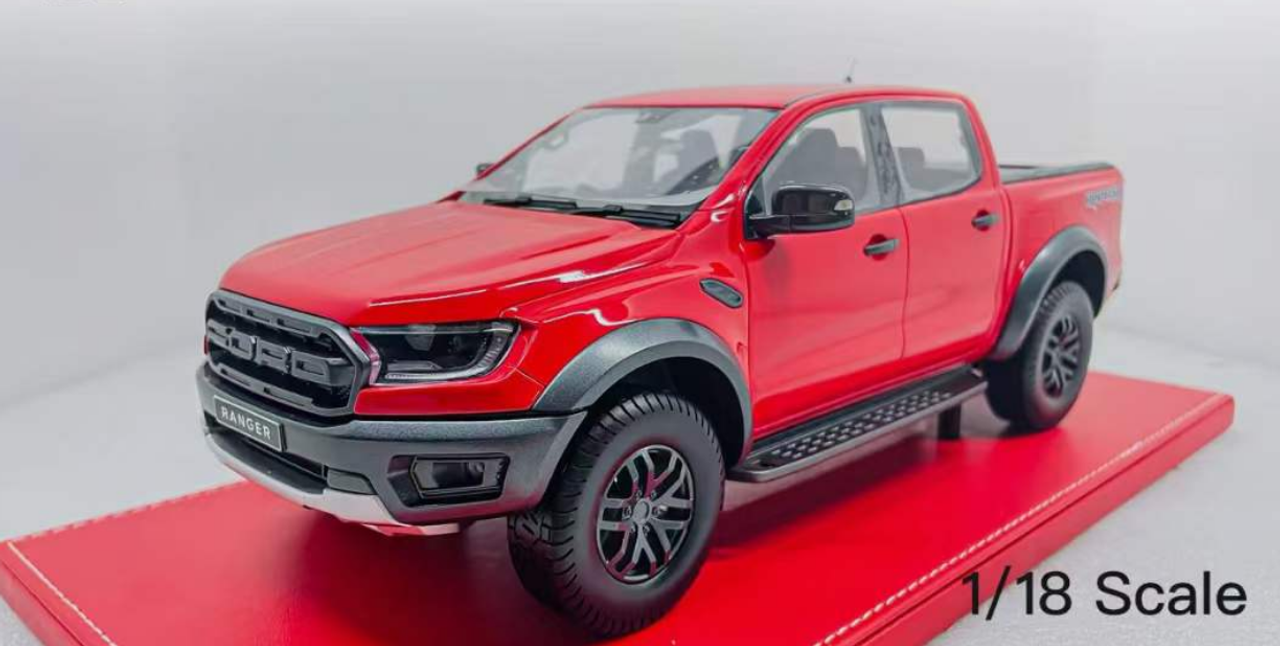 1/18 MK Miniatures & Trax 2019 Ford Ranger Raptor (Red) Car Model