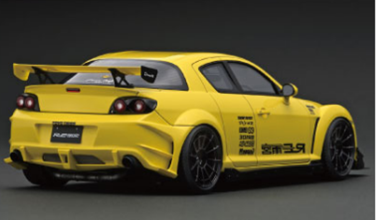 1/18 Ignition Model Mazda RX-8 (SE3P) RE Amemiya Yellow