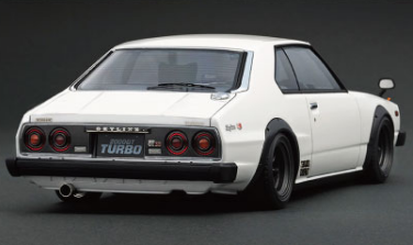 1⁄18 Ignition Model Nissan Skyline 2000 Turbo GT-ES (C211) White