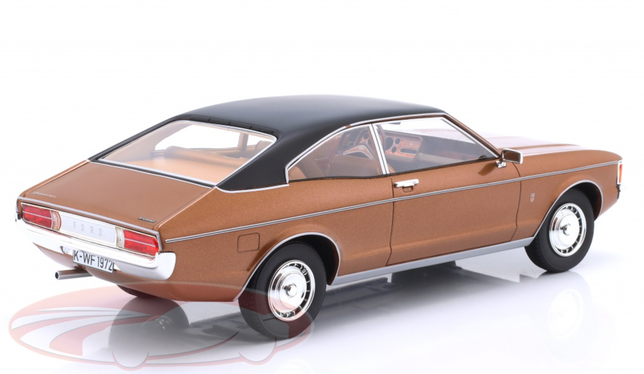 1/18 Cult Scale Models 1972 Ford Granada Coupe (Brown Metallic) Car Model