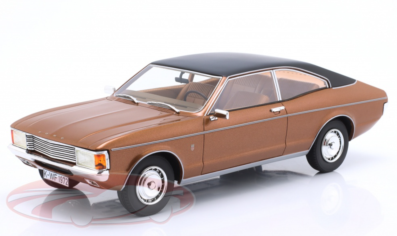 1/18 Cult Scale Models 1972 Ford Granada Coupe (Brown Metallic) Car Model