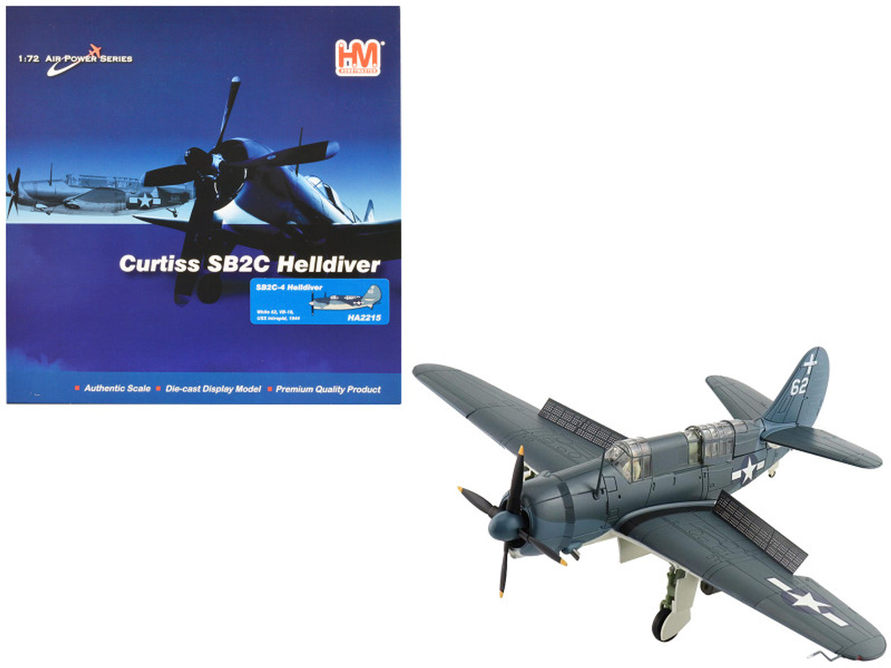 【特価品】絶版ホビーマスター 1/72 curtiss sb2c-4 helldiver HA2211 軍用機