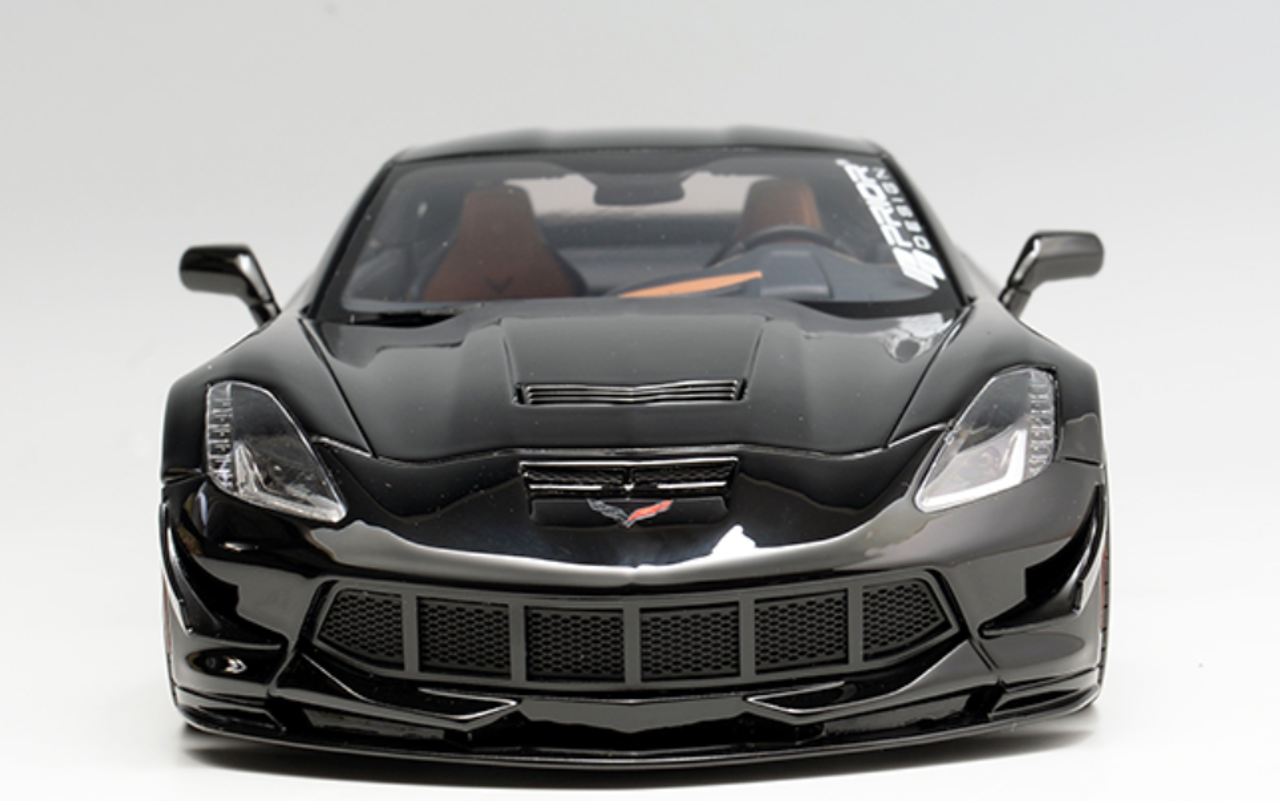 1/18 GT Spirit GTSpirit Chevrolet Chevy Corvette C7 Stingray Prior Design (Black) Resin Car Model