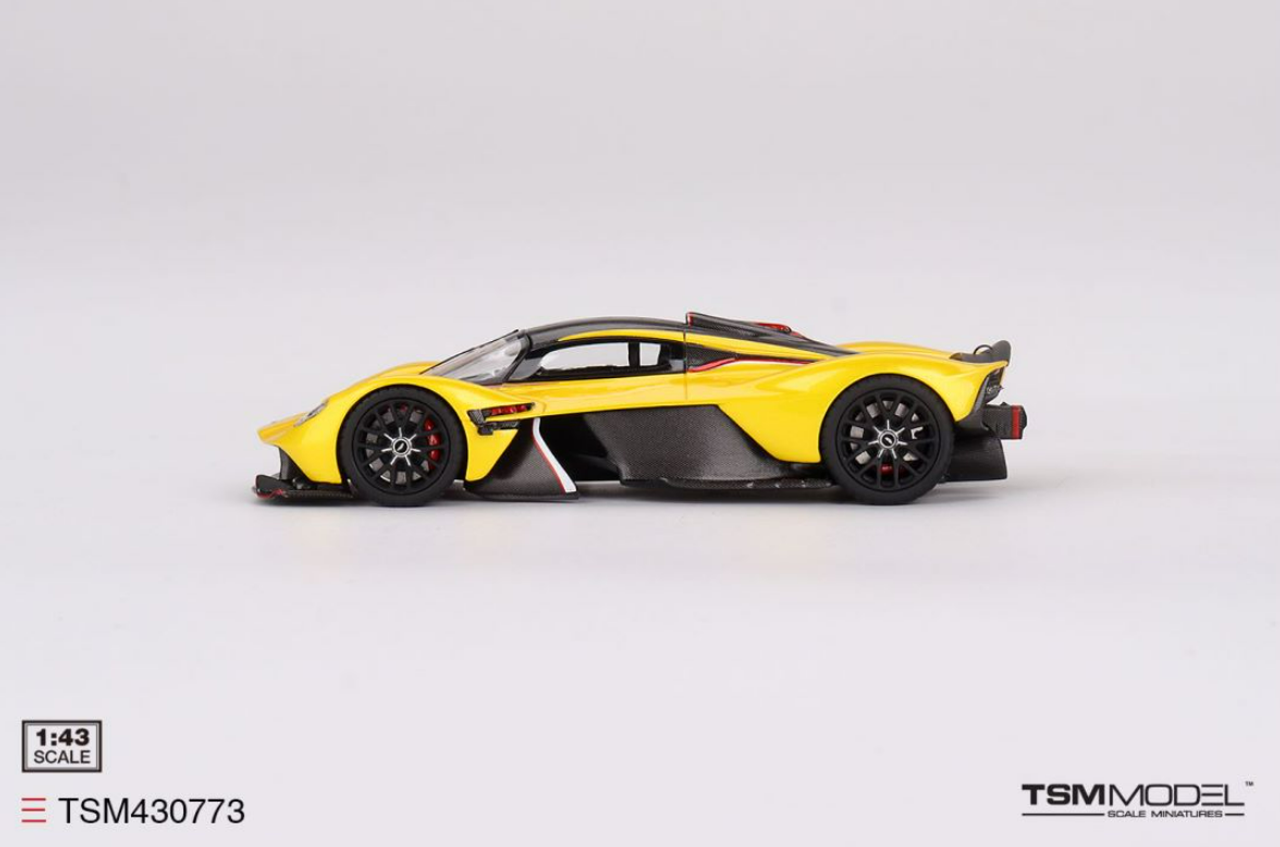 1/43 TSM Model Aston Martin Valkyrie Sunburst Yellow