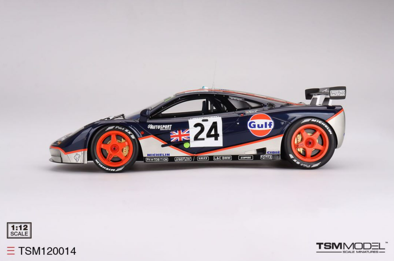 1/43 TSM Model McLaren F1 GTR #24 Gulf Racing 1995 Le Mans 24 Hrs