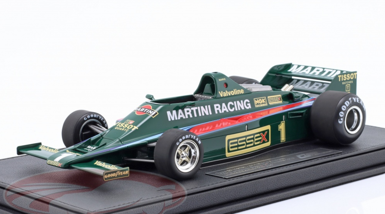 1/18 GP Replicas 1979 Formula 1 Mario Andretti Lotus 80 #1 3rd Spanish GP Car Model