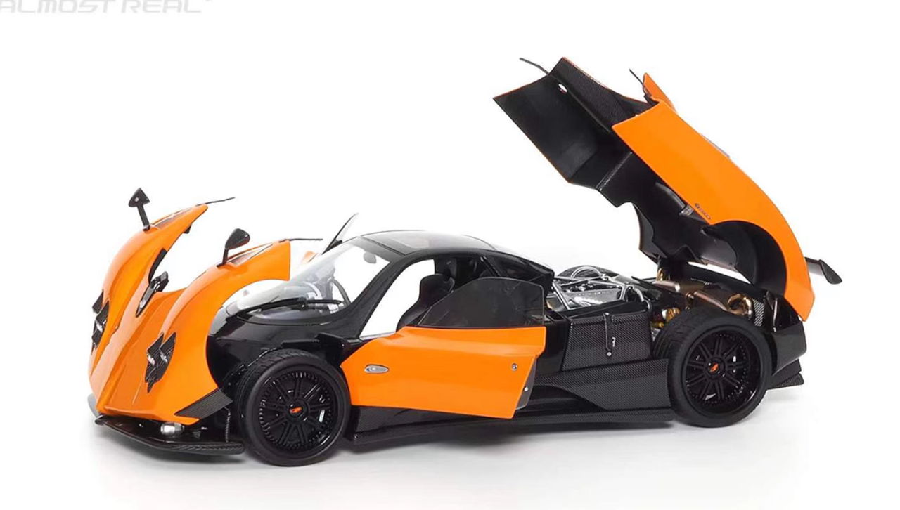 1/18 Almost Real 2009 Pagani Zonda Cinque (Orange) Car Model