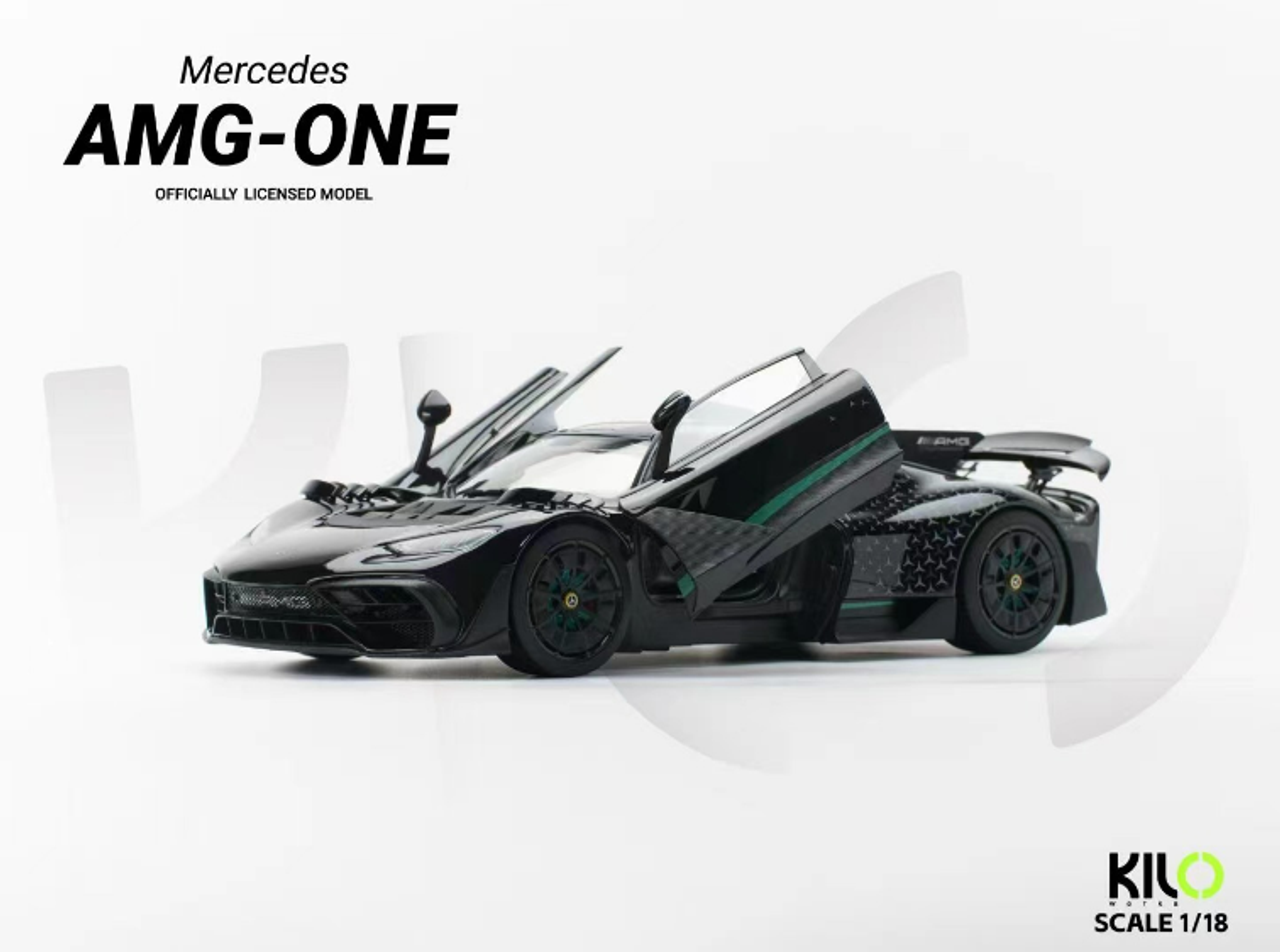 KILOWORKS TK-KLW000301 1/18 1/18 Kiloworks Mercedes AMG Black Metallic Diecast 3 door