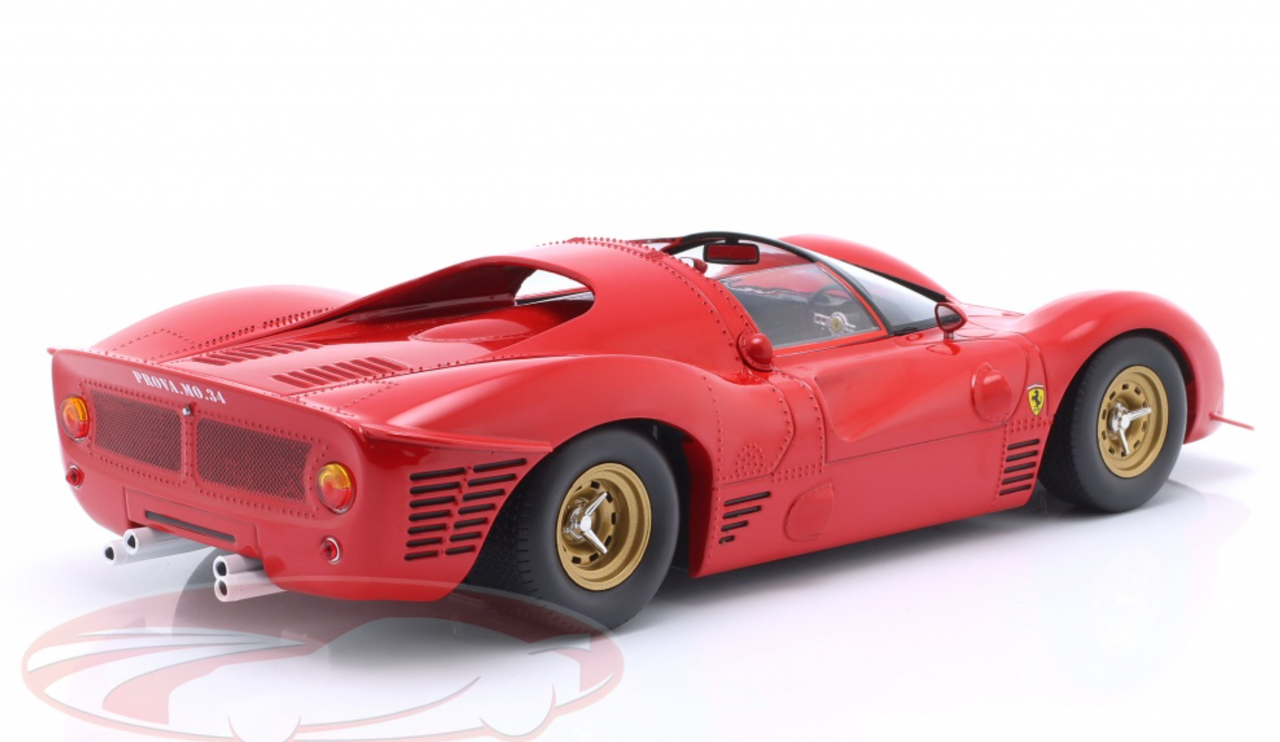 1/18 Werk83 1966 Ferrari 330 P3 Spider Plain Body Version (Red) Car Model