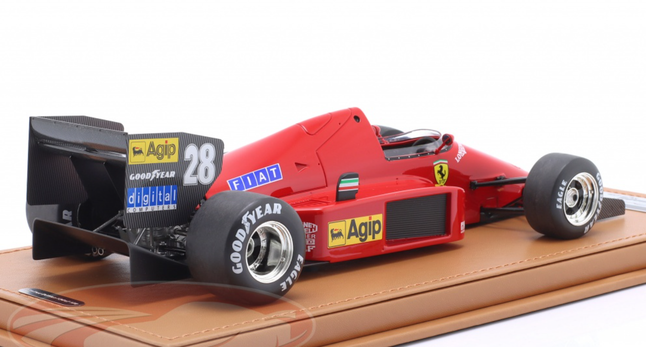 1/18 Tecnomodel 1986 Formula 1 Stefan Johansson Ferrari F1/86 #28 Brazil GP Car Model