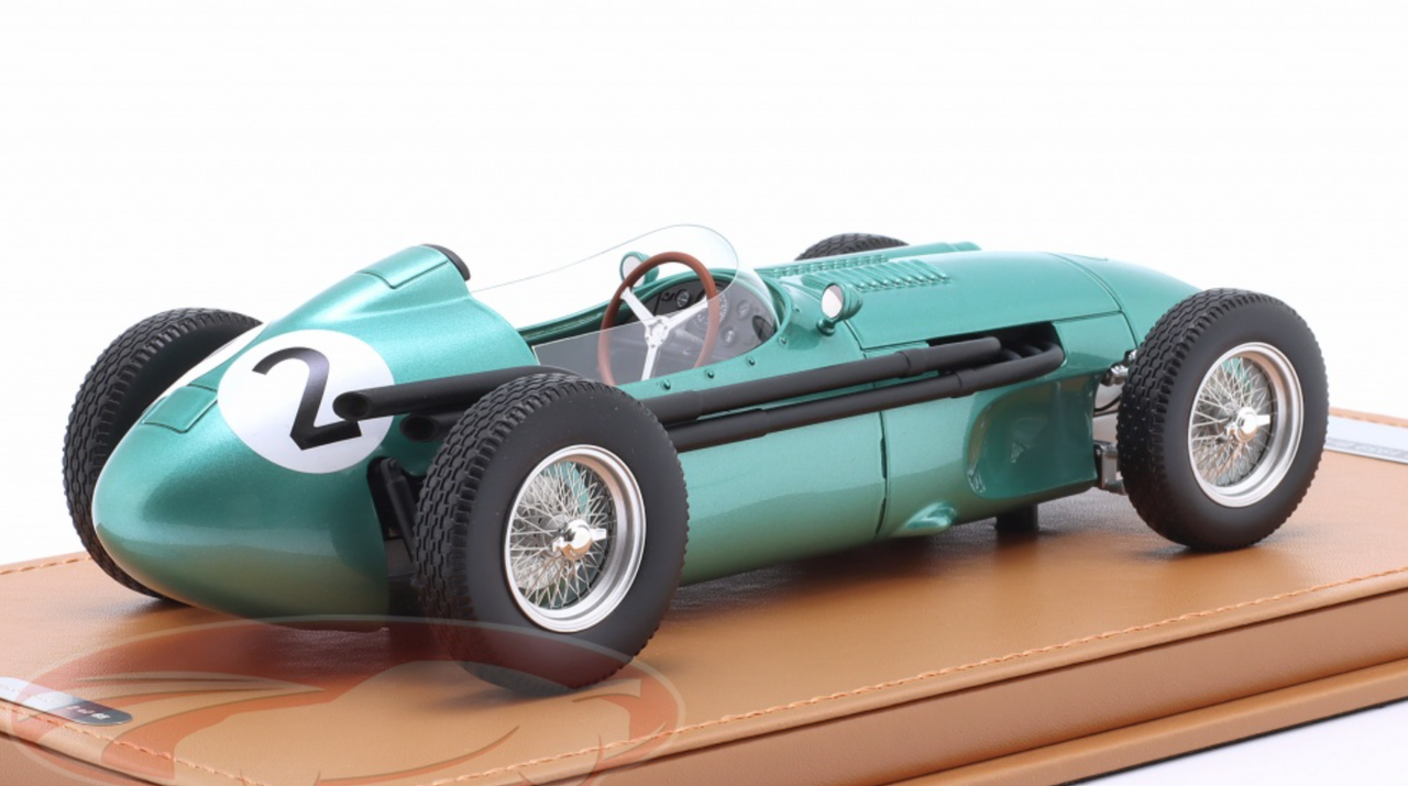 1/18 Tecnomodel 1959 Formula 1 Roy Salvadori Aston Martin DBR4 #2 6th British GP Car Model