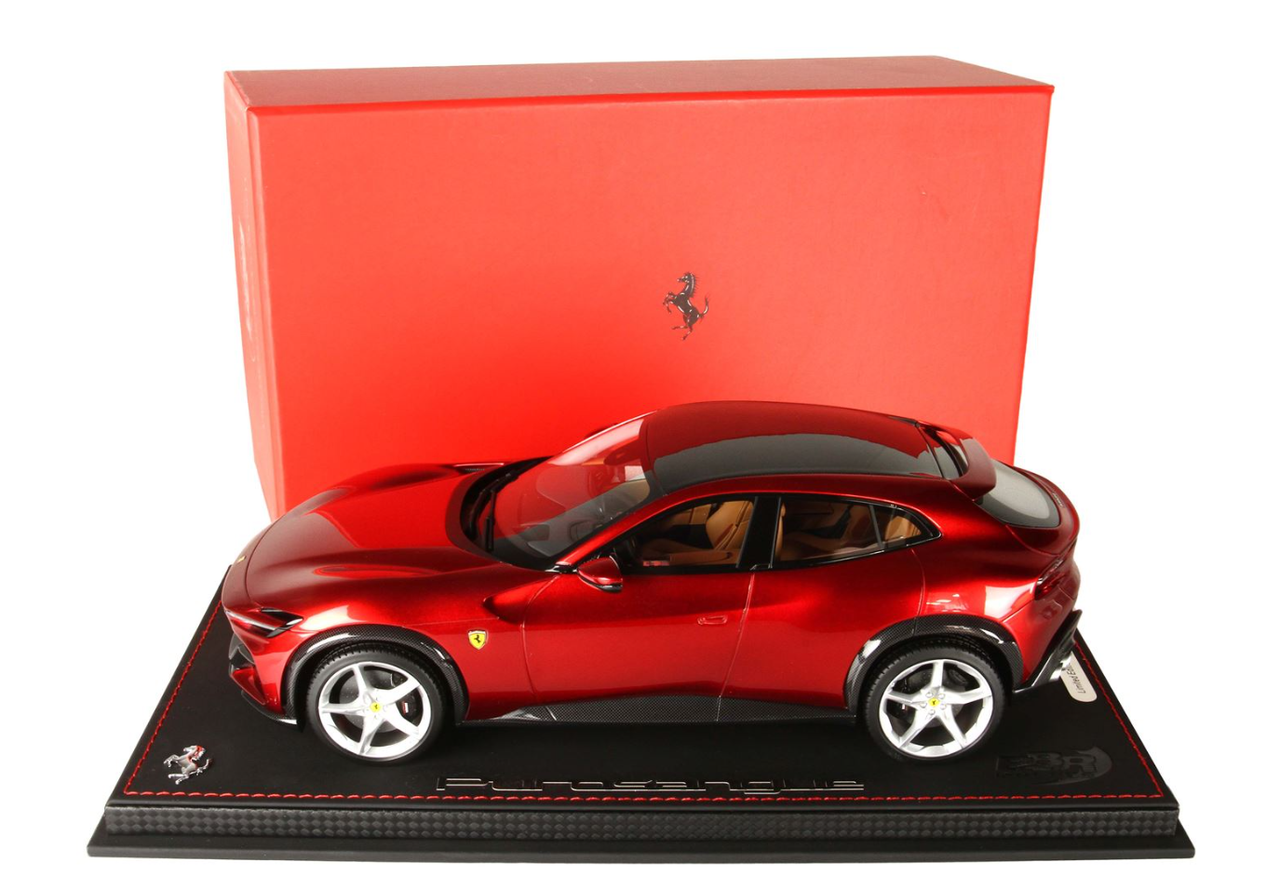 1/18 BBR Ferrari Purosangue (Rosso Portofino Metallic Red) Resin Car Model Limited 40 Pieces