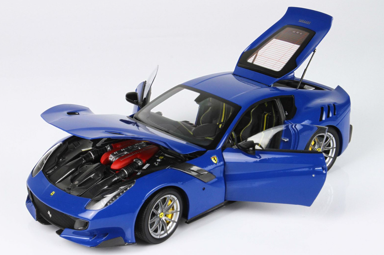 1/18 BBR Ferrari F12 TDF (Dino Blue) Diecast Car Model