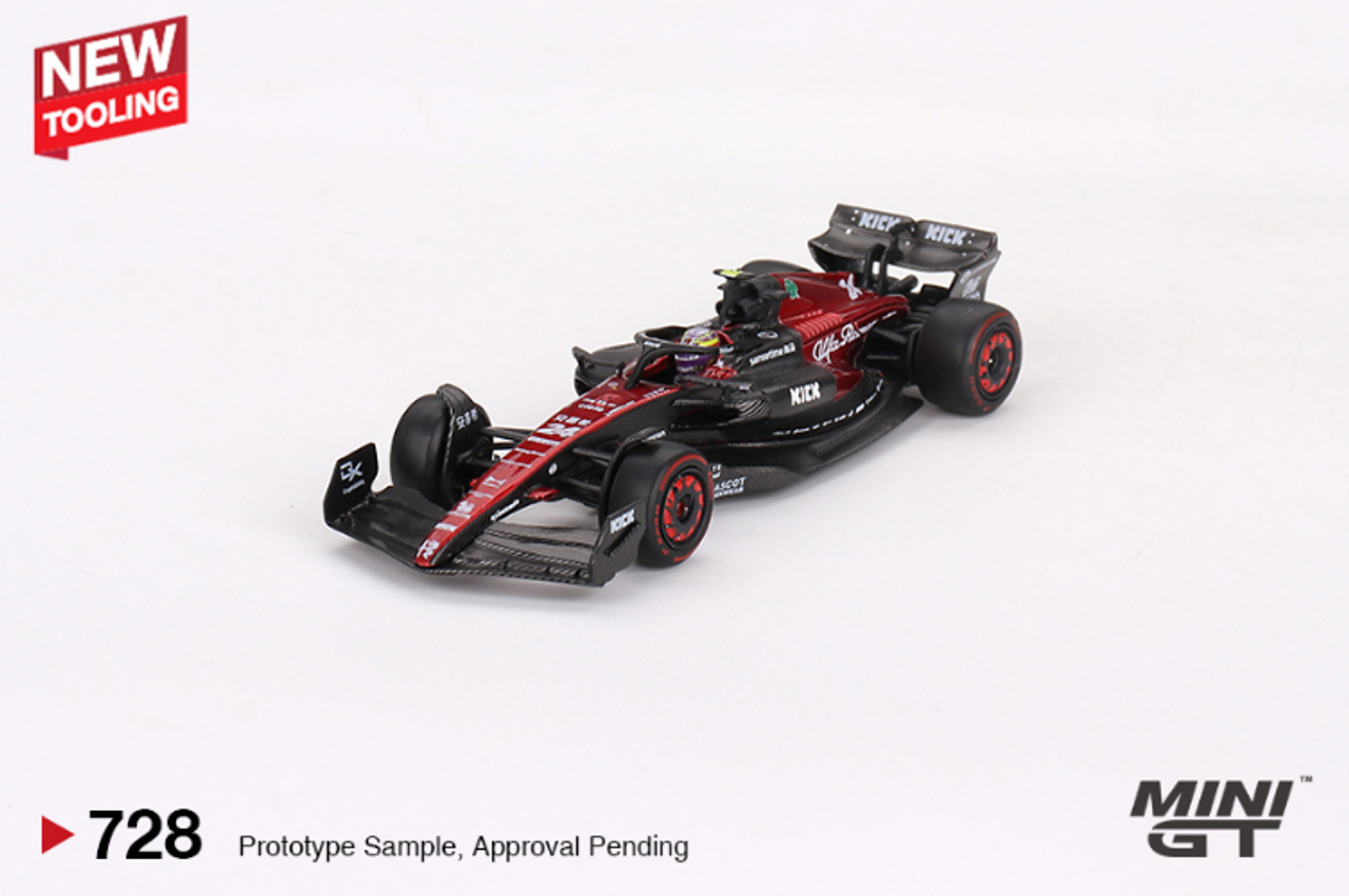 1/64 MINI GT Alfa Romeo C43 #24 Zhou Guanyu 2023 F1 2023 Australian GP