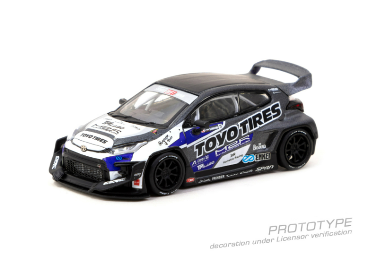 1/64 Tarmac Works Pandem Toyota GR Yaris TOYO TIRES