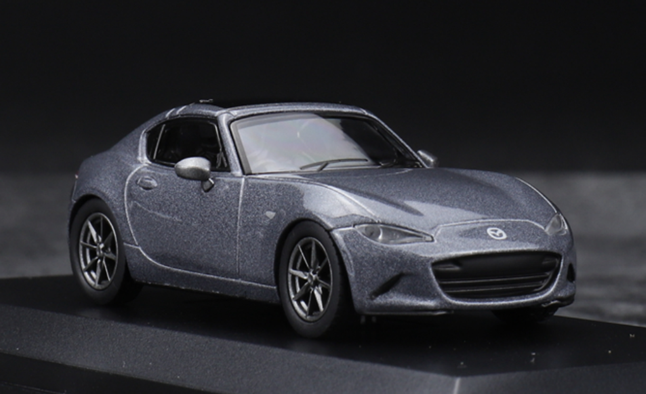 1/64 Kyosho Mazda MX-5 MX5 Miata Hardtop (Grey) Car Model