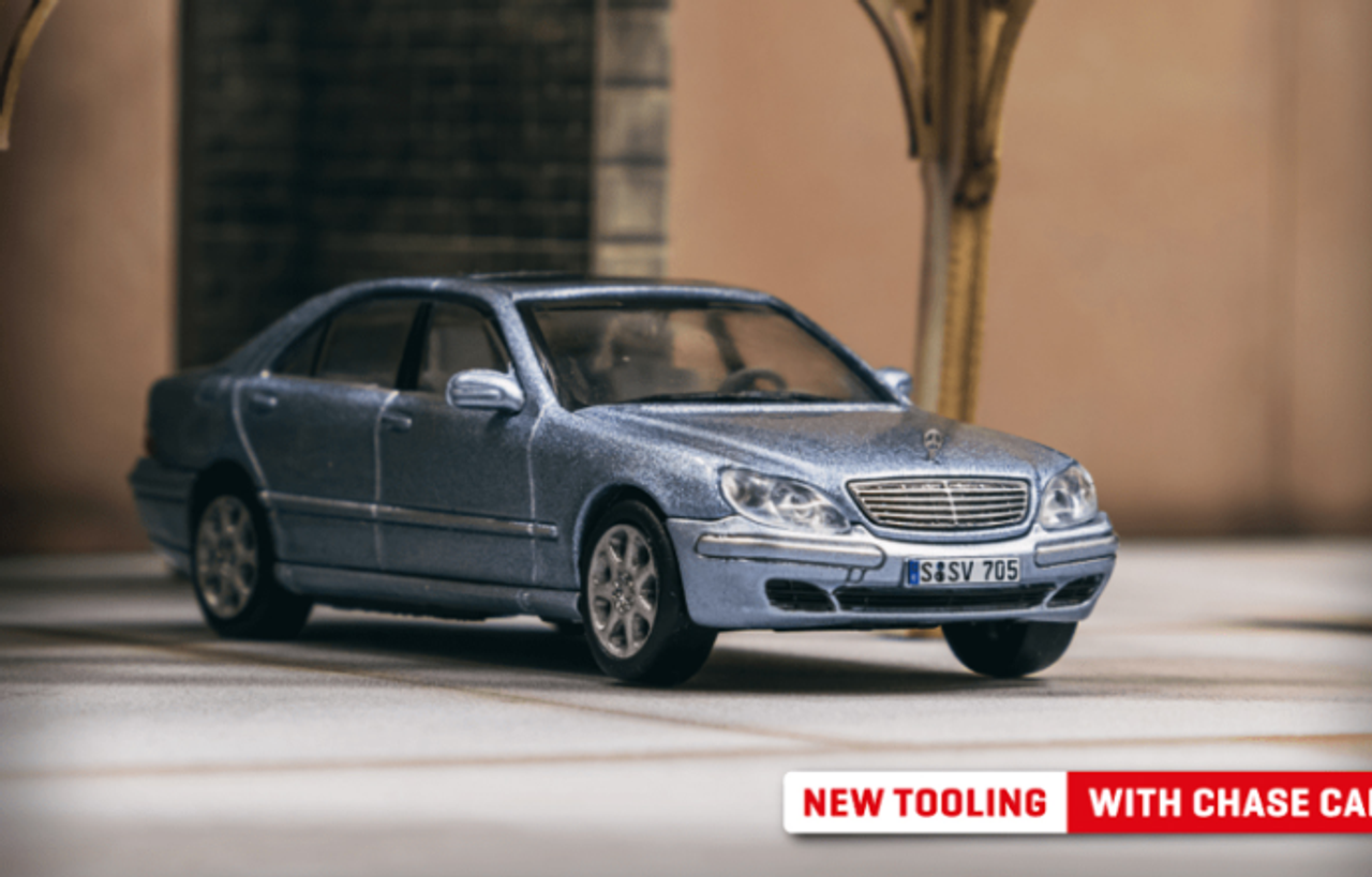 1/64 Tarmac Works Mercedes-Benz S-Class Horizon Blue Metallic