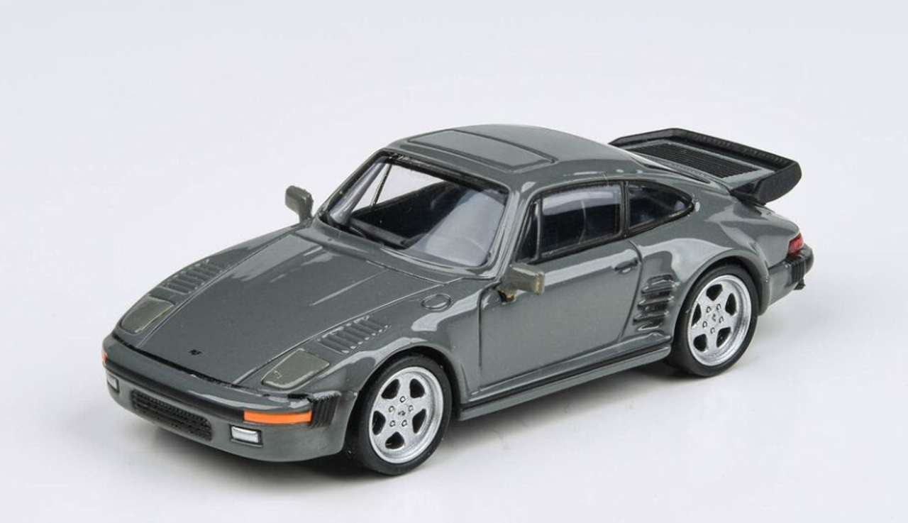 1/64 Paragon 1986 Porsche 911 RUF Automobile BTR Slantnose (Grey) RHD Diecast Car Model