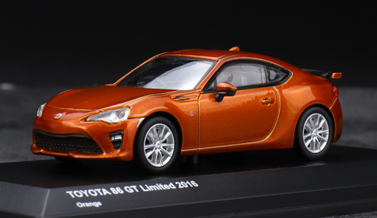 【新品未開封】KYOSHO COMIC Racer TOYOTA 86 GT86 1/64 Kyosho Toyota 86 GT Limited (Orange) Car Model