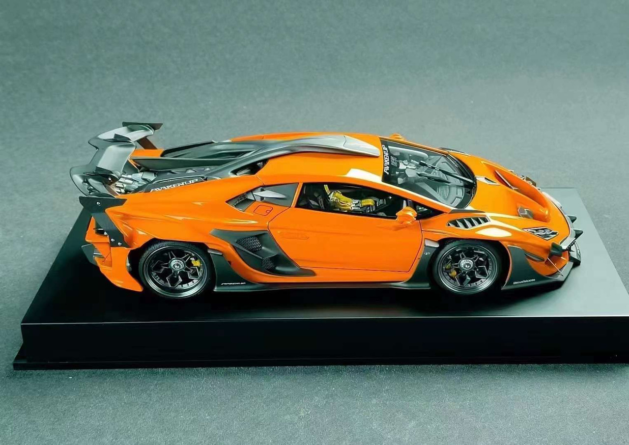 1/18 Dreampower Lamborghini Huracan DreamWalkers Awakenup-D661 (Orange) Car Model Limited 99 Pieces