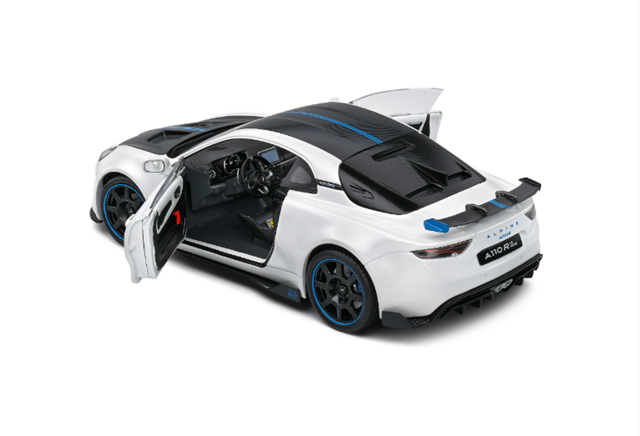 1/18 Solido 2023 Alpine A110 Radicale Le Mans Diecast Car Model