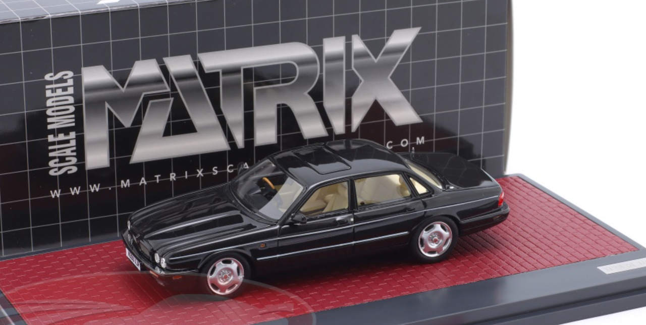 1/43 Matrix 1994-1997 Jaguar XJR X300 (Black Metallic) Car Model