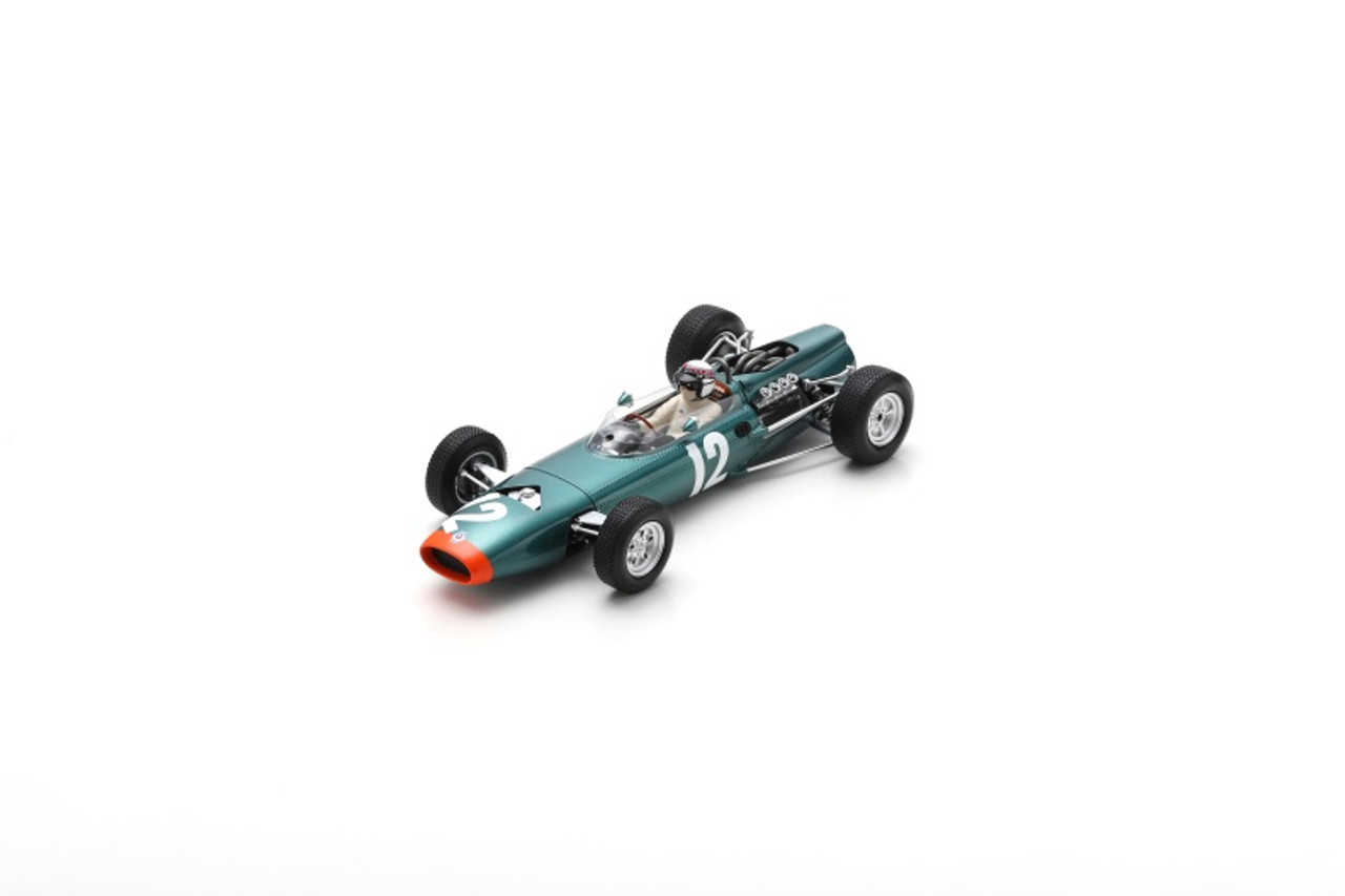 1/18 Spark 1966 Formula 1 BRM P261 No.12 Winner Monaco GP Jackie Stewart Car Model