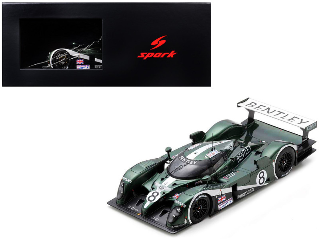 スパーク 1/18 ベントレー EXP スピード8 2003 ルマン ウィナー スパーク 1/18 ベントレー EXP スピード8 2003 ルマン ウィナー