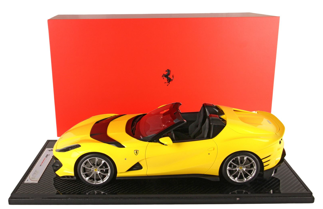 1/12 BBR Ferrari 812 Competizione A (Giallo Modena Yellow) Resin Car Model Limited 20 Pieces