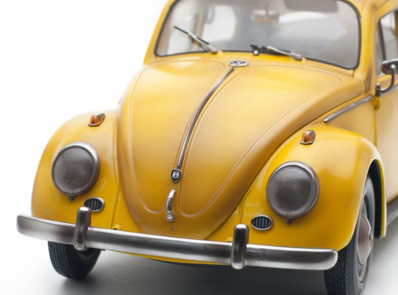 1/12 Sunstar 1961 Volkswagen VW Beetle Transformer Edition (Yellow) Diecast  Car Model Limited