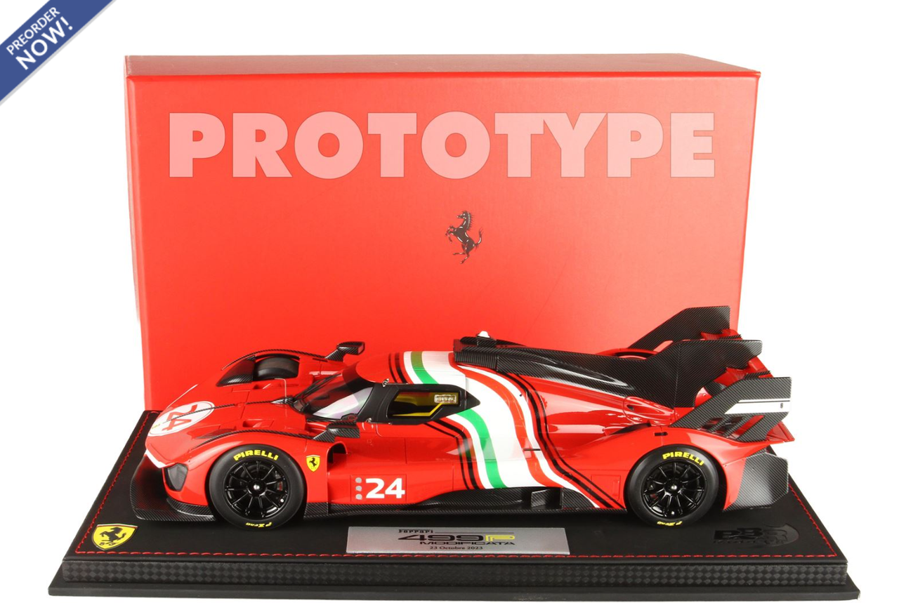 1/18 BBR Ferrari 499P Modified Launch Version 28 Oct 2023 Car 